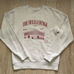 New The Delta Lounge SXSW 2024 Crewneck Hoodie - Size S